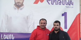 Սևակ Խաչատրյանին մեծ ոգևորությամբ են դիմավորել Զվարթնոց թաղամասում