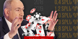 &laquo;Կազինոյապետություն&raquo;․ Փաշինյանի օրոք խաղադրույքները հասել են 18,5 մլրդ դոլարի